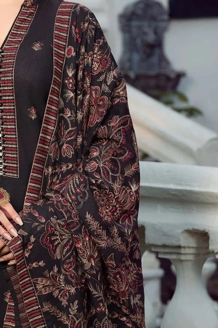 BAREEZE- 3PC DHANAK EMBROIDERED SUIT-GUL49